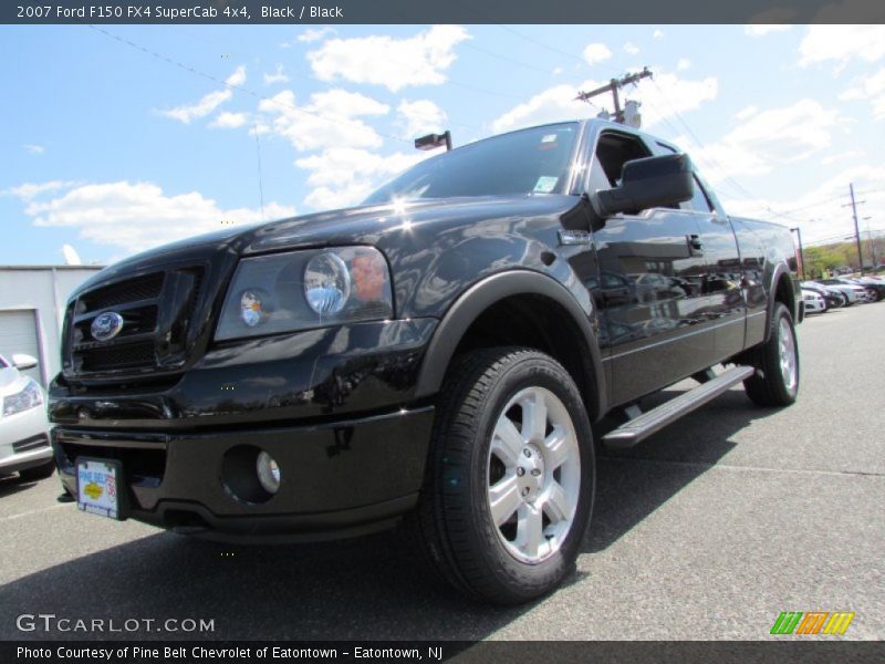 Black / Black 2007 Ford F150 FX4 SuperCab 4x4