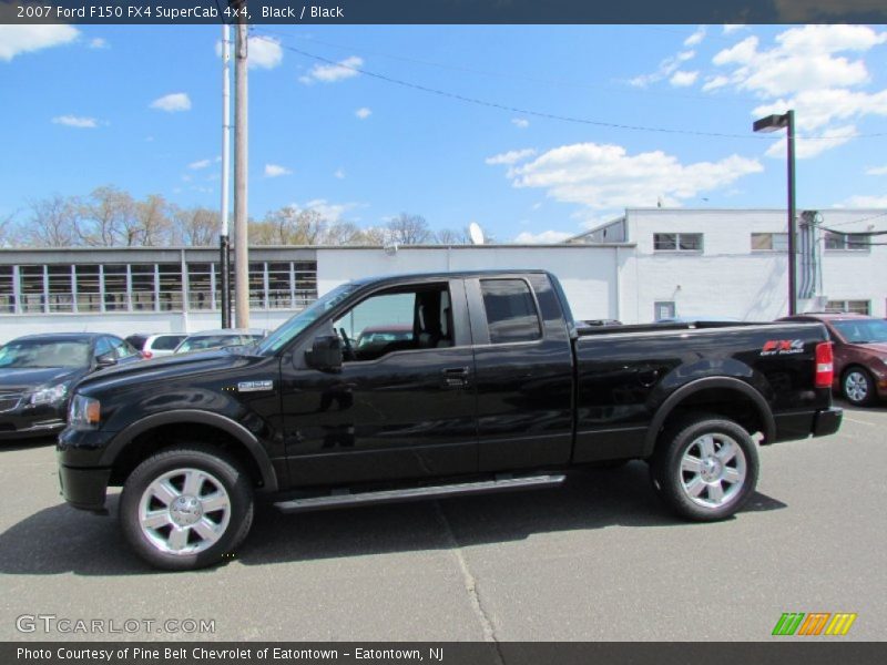 Black / Black 2007 Ford F150 FX4 SuperCab 4x4