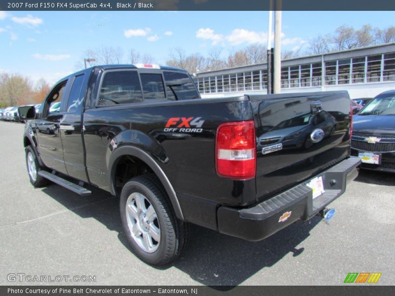 Black / Black 2007 Ford F150 FX4 SuperCab 4x4