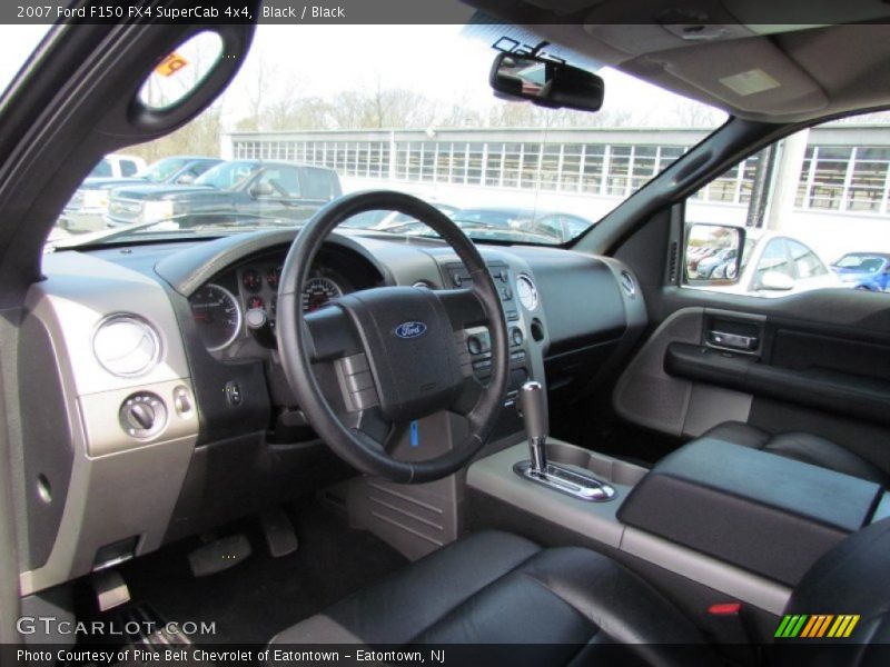 Black / Black 2007 Ford F150 FX4 SuperCab 4x4