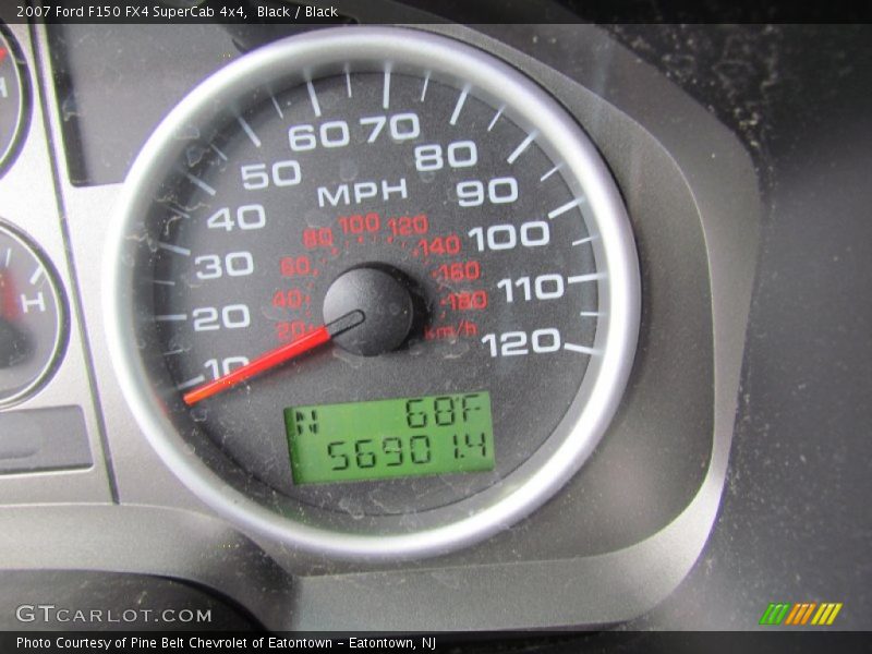Black / Black 2007 Ford F150 FX4 SuperCab 4x4