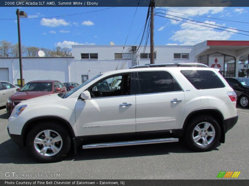 Summit White / Ebony 2008 GMC Acadia SLT AWD