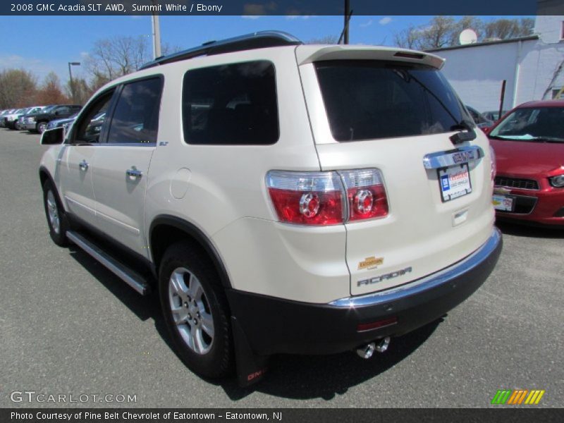 Summit White / Ebony 2008 GMC Acadia SLT AWD