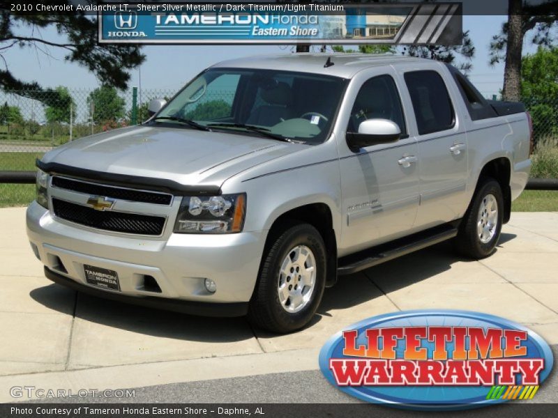 Sheer Silver Metallic / Dark Titanium/Light Titanium 2010 Chevrolet Avalanche LT