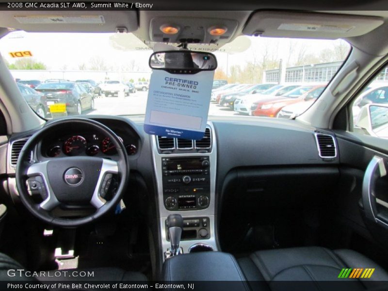Summit White / Ebony 2008 GMC Acadia SLT AWD