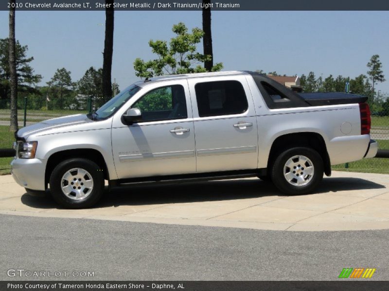Sheer Silver Metallic / Dark Titanium/Light Titanium 2010 Chevrolet Avalanche LT
