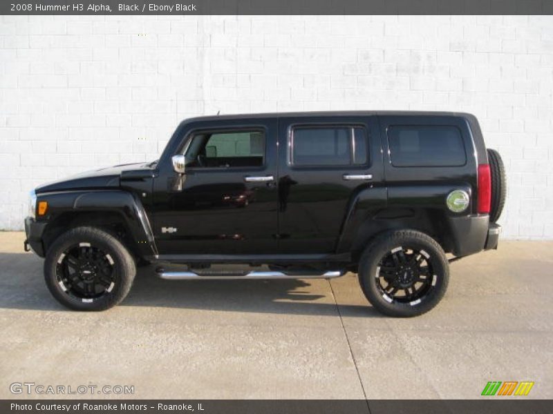 Black / Ebony Black 2008 Hummer H3 Alpha