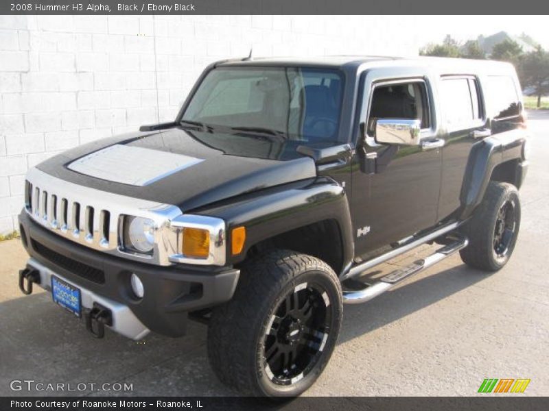 Black / Ebony Black 2008 Hummer H3 Alpha