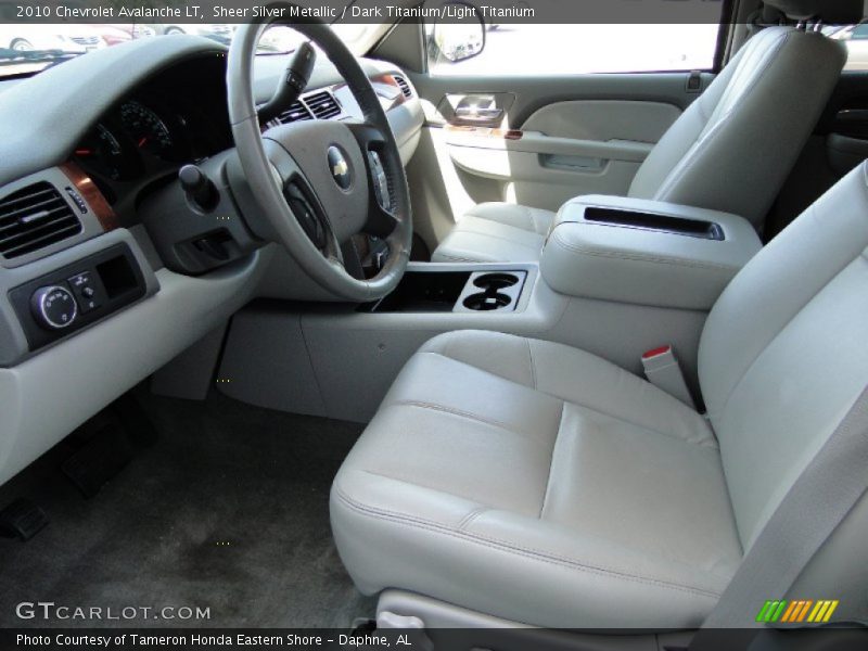 Sheer Silver Metallic / Dark Titanium/Light Titanium 2010 Chevrolet Avalanche LT