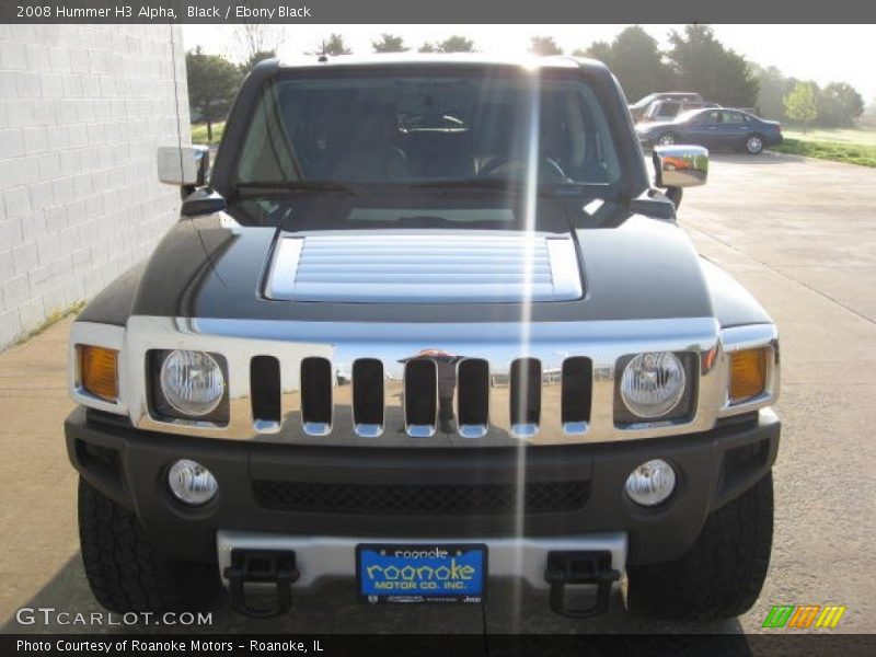 Black / Ebony Black 2008 Hummer H3 Alpha