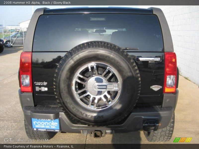 Black / Ebony Black 2008 Hummer H3 Alpha