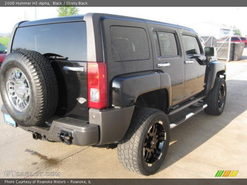 Black / Ebony Black 2008 Hummer H3 Alpha