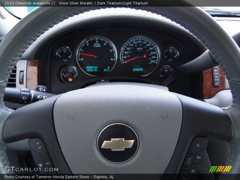 Sheer Silver Metallic / Dark Titanium/Light Titanium 2010 Chevrolet Avalanche LT