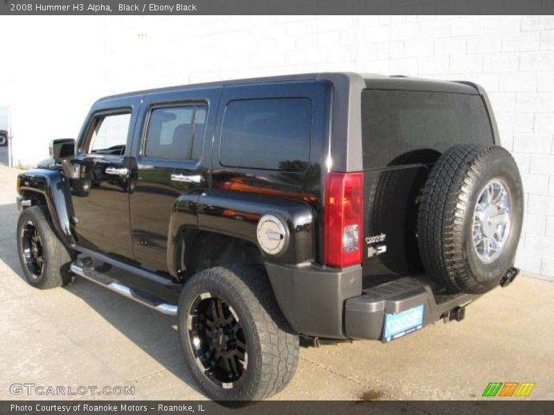 Black / Ebony Black 2008 Hummer H3 Alpha