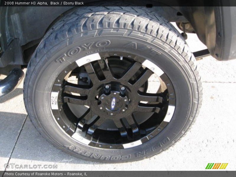 Black / Ebony Black 2008 Hummer H3 Alpha
