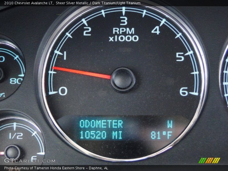 Sheer Silver Metallic / Dark Titanium/Light Titanium 2010 Chevrolet Avalanche LT