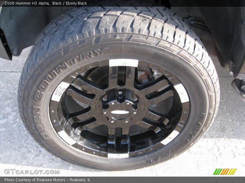 Black / Ebony Black 2008 Hummer H3 Alpha