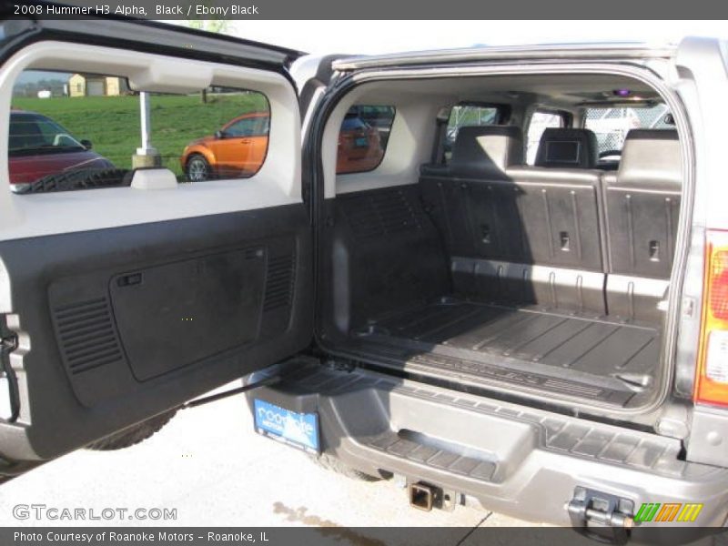 Black / Ebony Black 2008 Hummer H3 Alpha