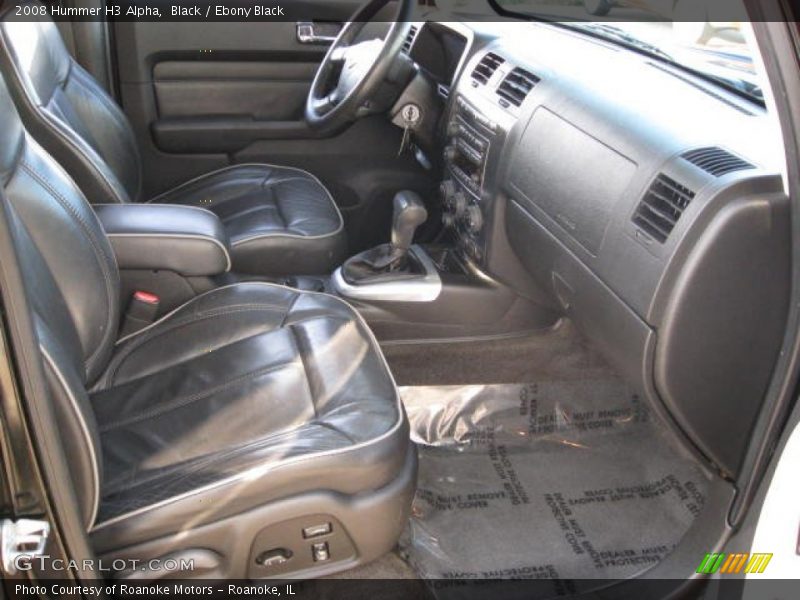 Black / Ebony Black 2008 Hummer H3 Alpha