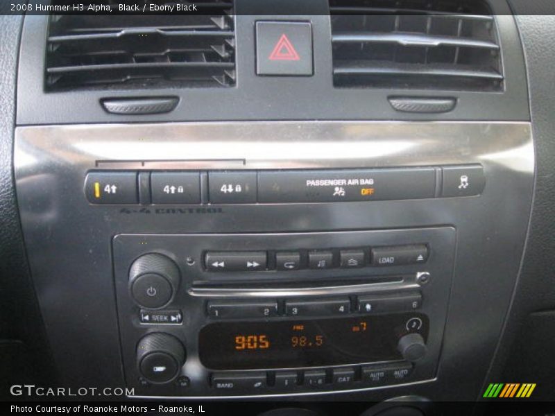 Black / Ebony Black 2008 Hummer H3 Alpha