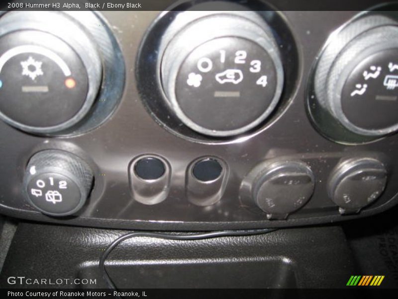 Black / Ebony Black 2008 Hummer H3 Alpha