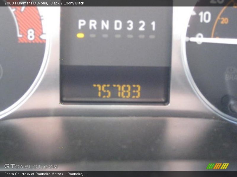 Black / Ebony Black 2008 Hummer H3 Alpha