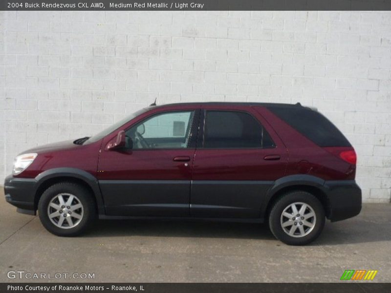 Medium Red Metallic / Light Gray 2004 Buick Rendezvous CXL AWD