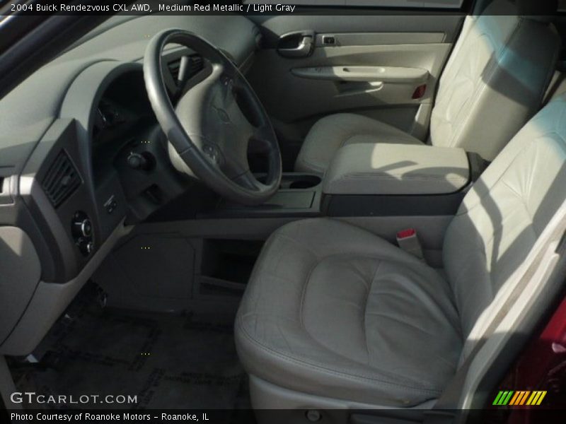Medium Red Metallic / Light Gray 2004 Buick Rendezvous CXL AWD