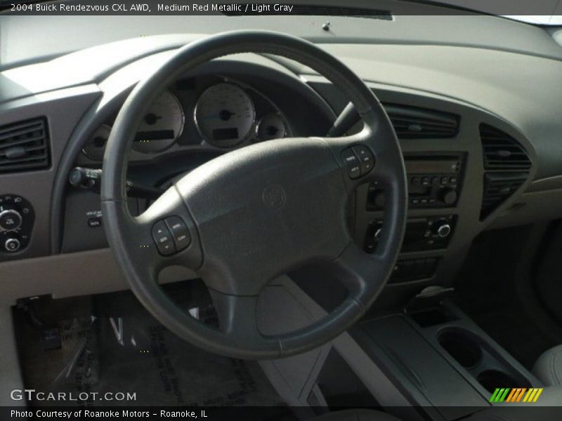 Medium Red Metallic / Light Gray 2004 Buick Rendezvous CXL AWD