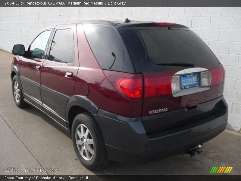 Medium Red Metallic / Light Gray 2004 Buick Rendezvous CXL AWD