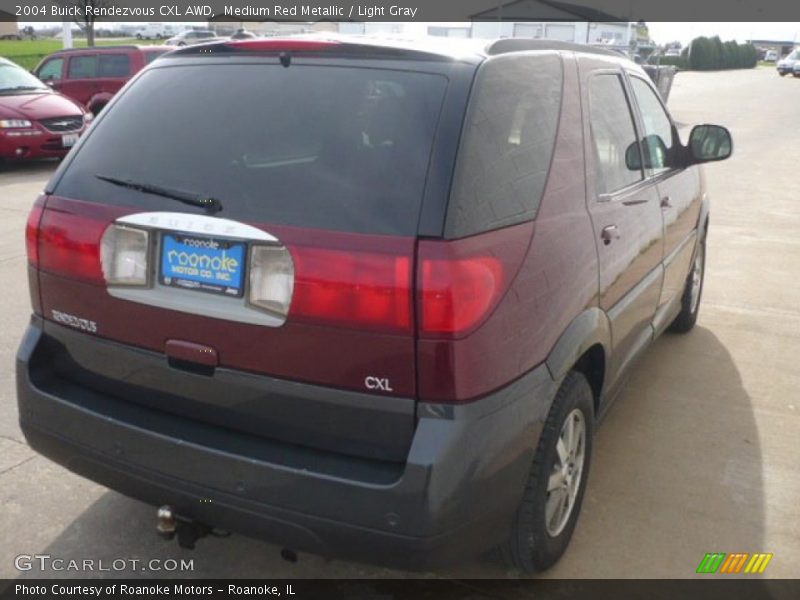 Medium Red Metallic / Light Gray 2004 Buick Rendezvous CXL AWD