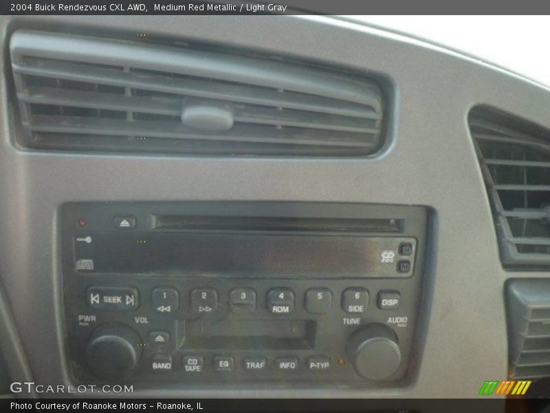 Medium Red Metallic / Light Gray 2004 Buick Rendezvous CXL AWD