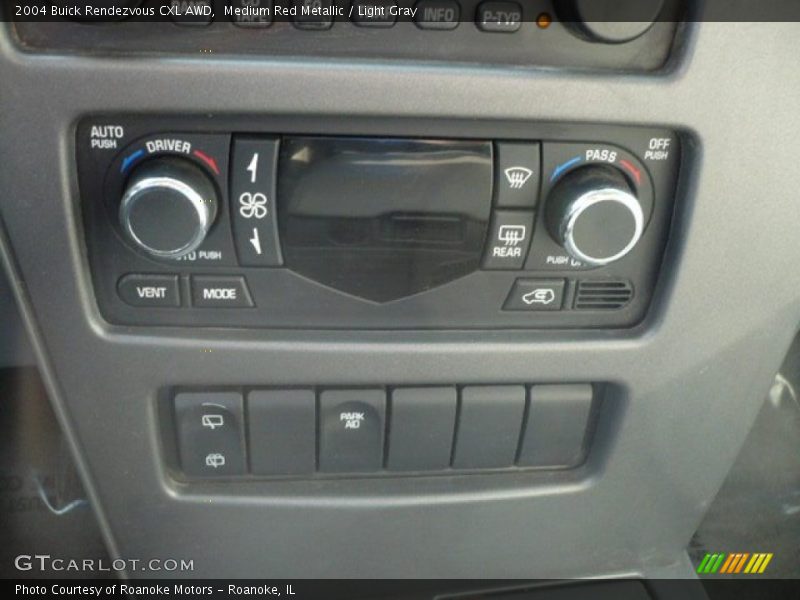 Controls of 2004 Rendezvous CXL AWD