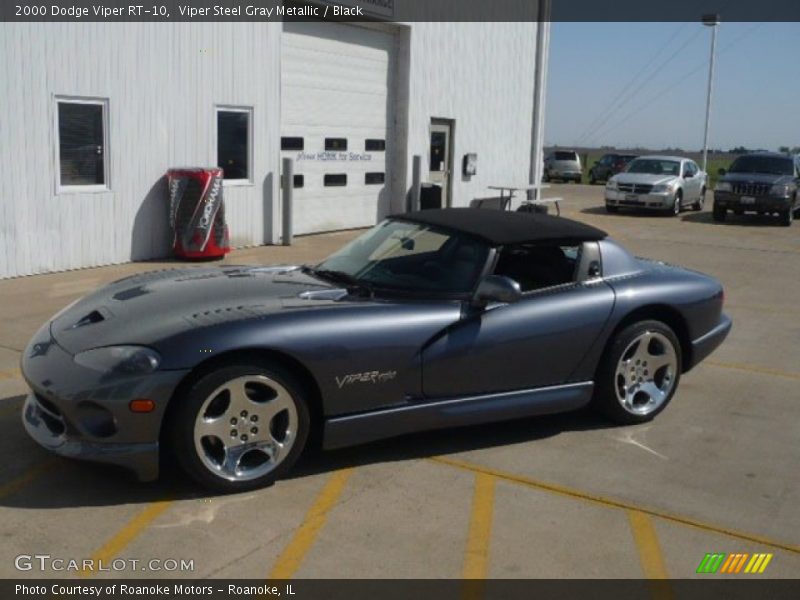 Viper Steel Gray Metallic / Black 2000 Dodge Viper RT-10