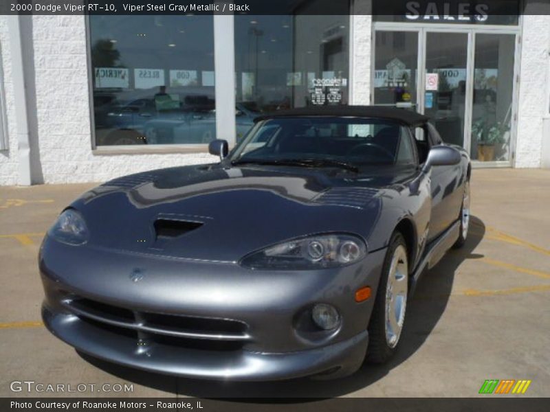 Viper Steel Gray Metallic / Black 2000 Dodge Viper RT-10