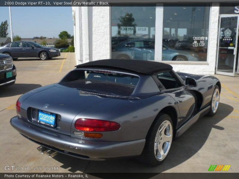 Viper Steel Gray Metallic / Black 2000 Dodge Viper RT-10