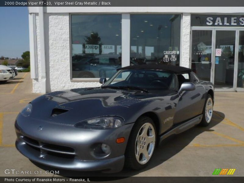Viper Steel Gray Metallic / Black 2000 Dodge Viper RT-10
