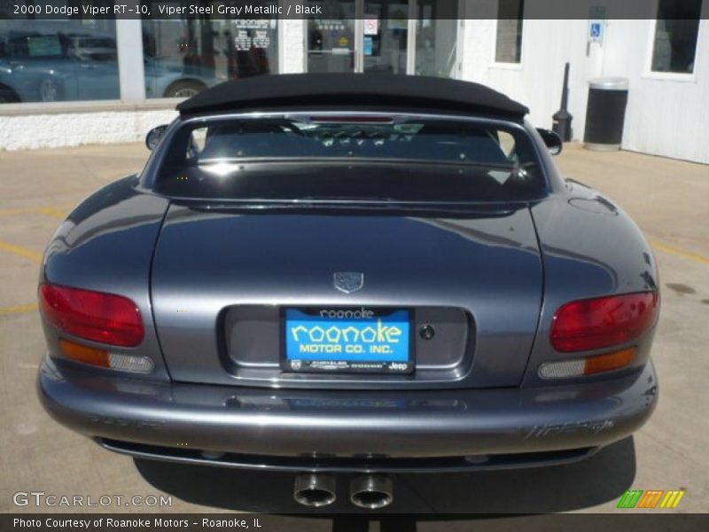 Viper Steel Gray Metallic / Black 2000 Dodge Viper RT-10