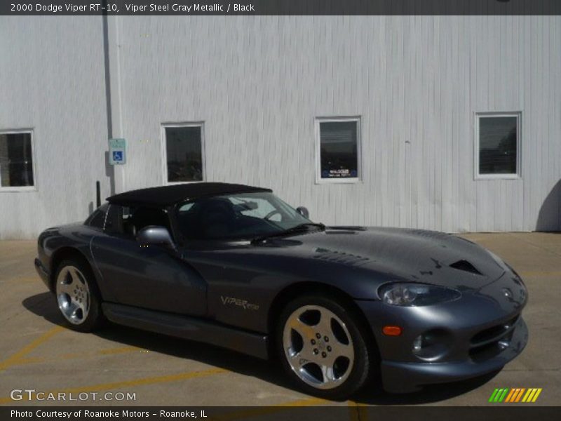 Viper Steel Gray Metallic / Black 2000 Dodge Viper RT-10