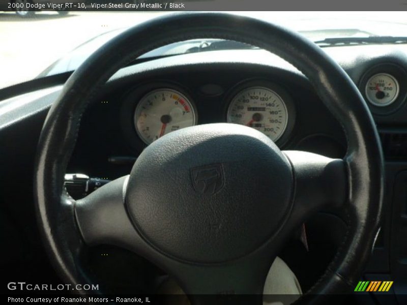 Viper Steel Gray Metallic / Black 2000 Dodge Viper RT-10