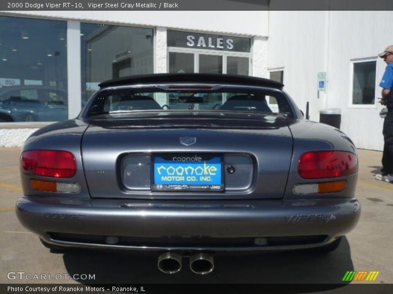 Viper Steel Gray Metallic / Black 2000 Dodge Viper RT-10