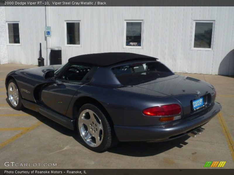 Viper Steel Gray Metallic / Black 2000 Dodge Viper RT-10