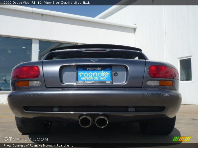 Viper Steel Gray Metallic / Black 2000 Dodge Viper RT-10