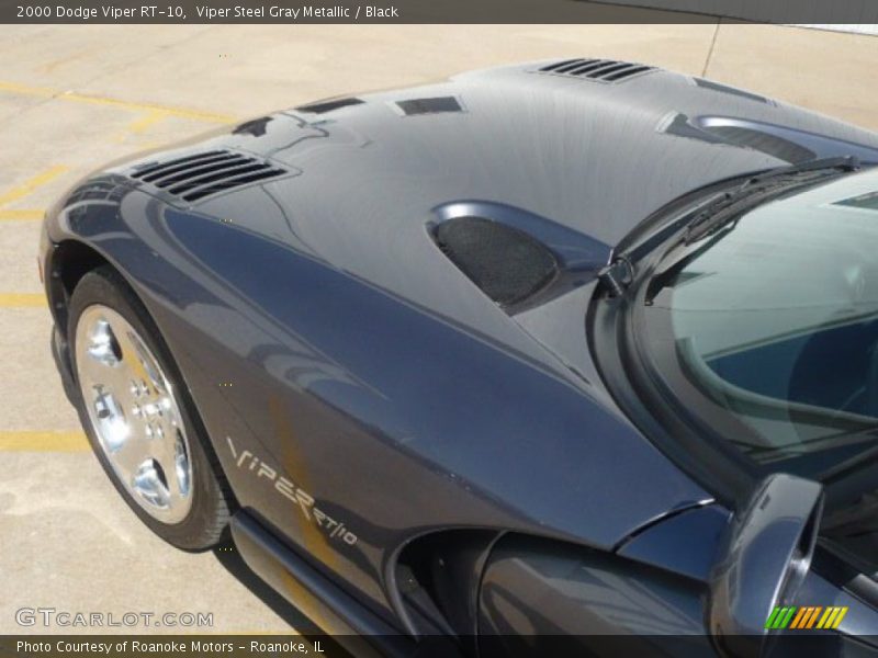 Viper Steel Gray Metallic / Black 2000 Dodge Viper RT-10