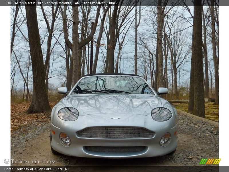 AM Titanium Silver / Black 2002 Aston Martin DB7 Vantage Volante