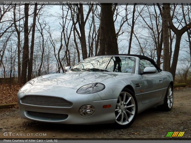 AM Titanium Silver / Black 2002 Aston Martin DB7 Vantage Volante