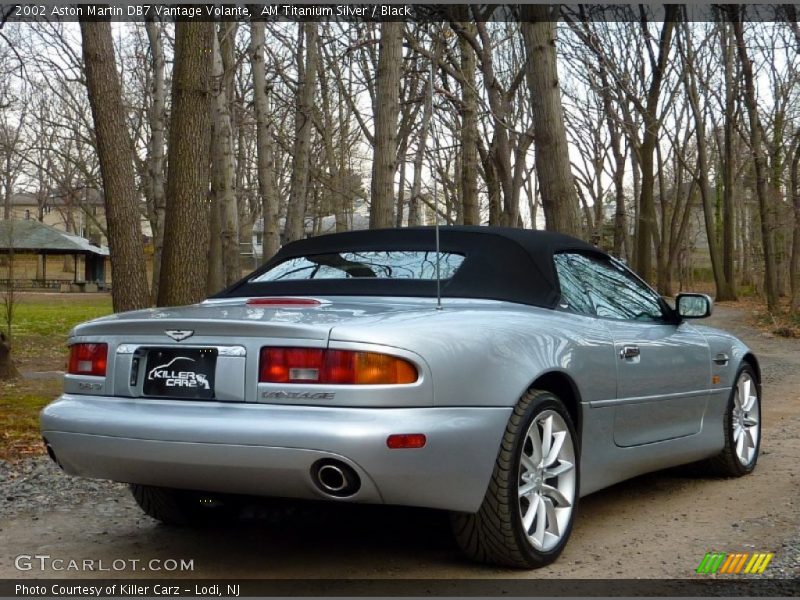 AM Titanium Silver / Black 2002 Aston Martin DB7 Vantage Volante