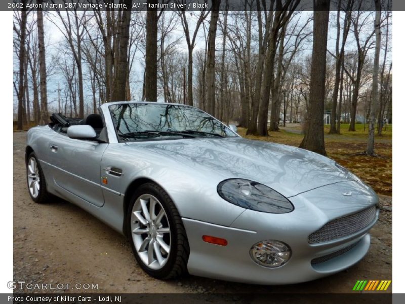 AM Titanium Silver / Black 2002 Aston Martin DB7 Vantage Volante