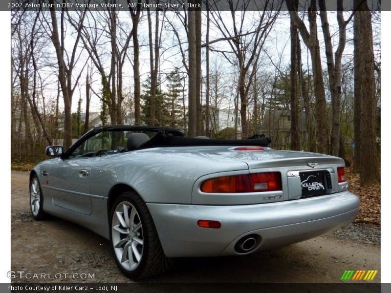 AM Titanium Silver / Black 2002 Aston Martin DB7 Vantage Volante