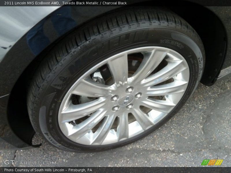 Tuxedo Black Metallic / Charcoal Black 2011 Lincoln MKS EcoBoost AWD